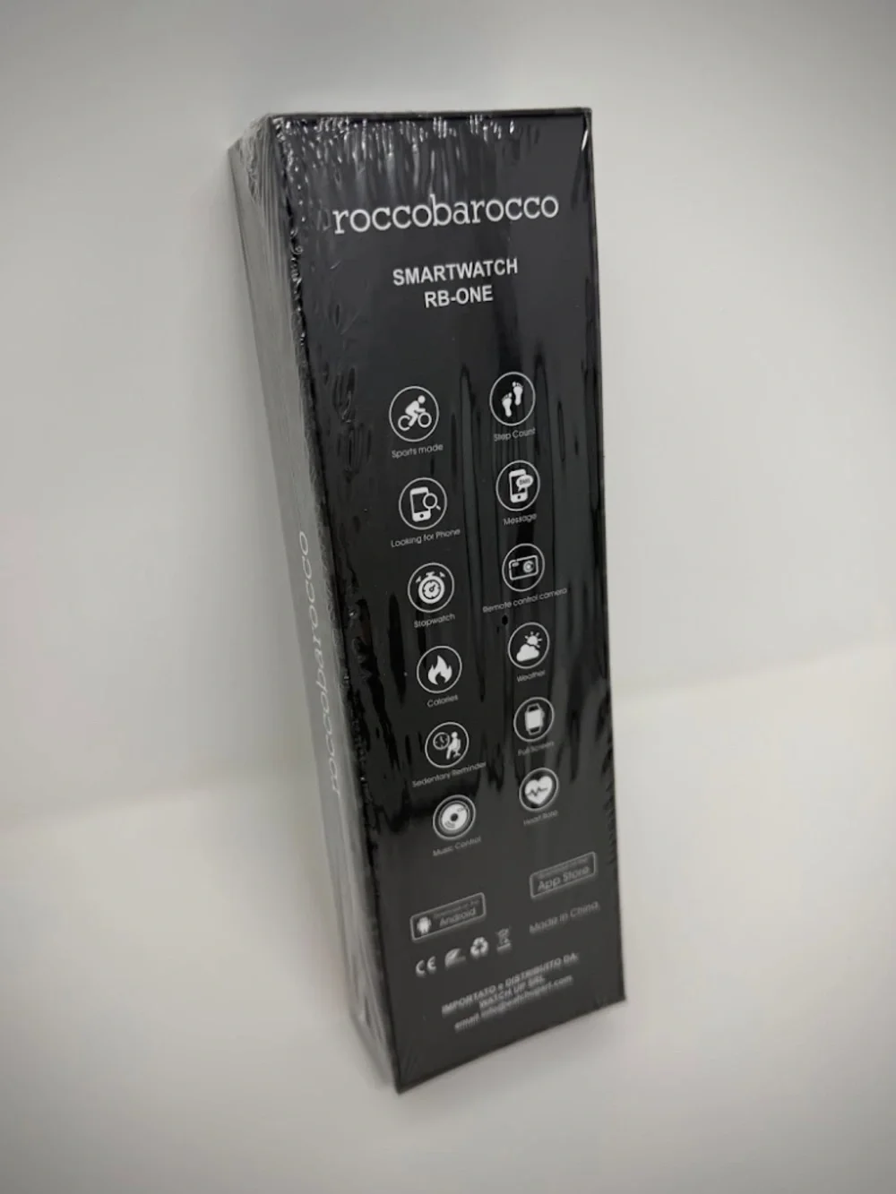 Roccobarocco RB-One Smartwatch Bluetooth Fitness Tracker NIB